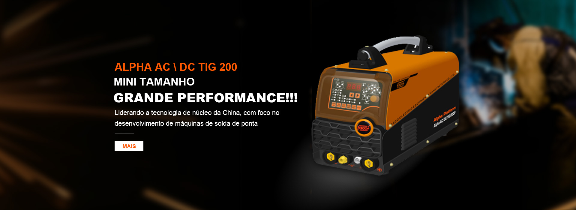 Máquinas de solda TIG de pulso AC DC AC DC TIG 200D.P